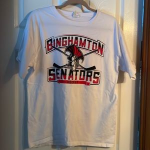 Keya,USA, soft ring spun cotton,Binghamton Senators Hockey, mens lrg